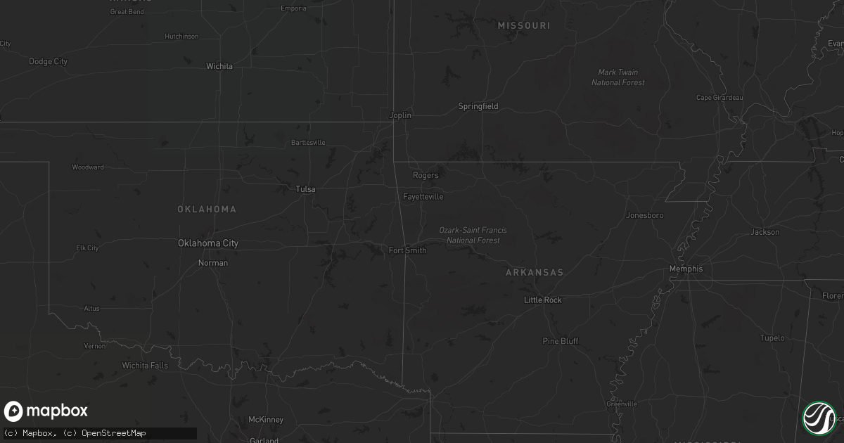 Hail map on September 5, 2018