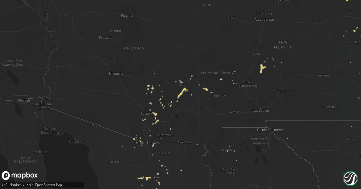 Hail map on September 5, 2021