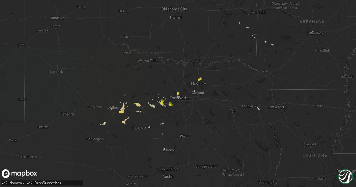 Hail map on September 5, 2022