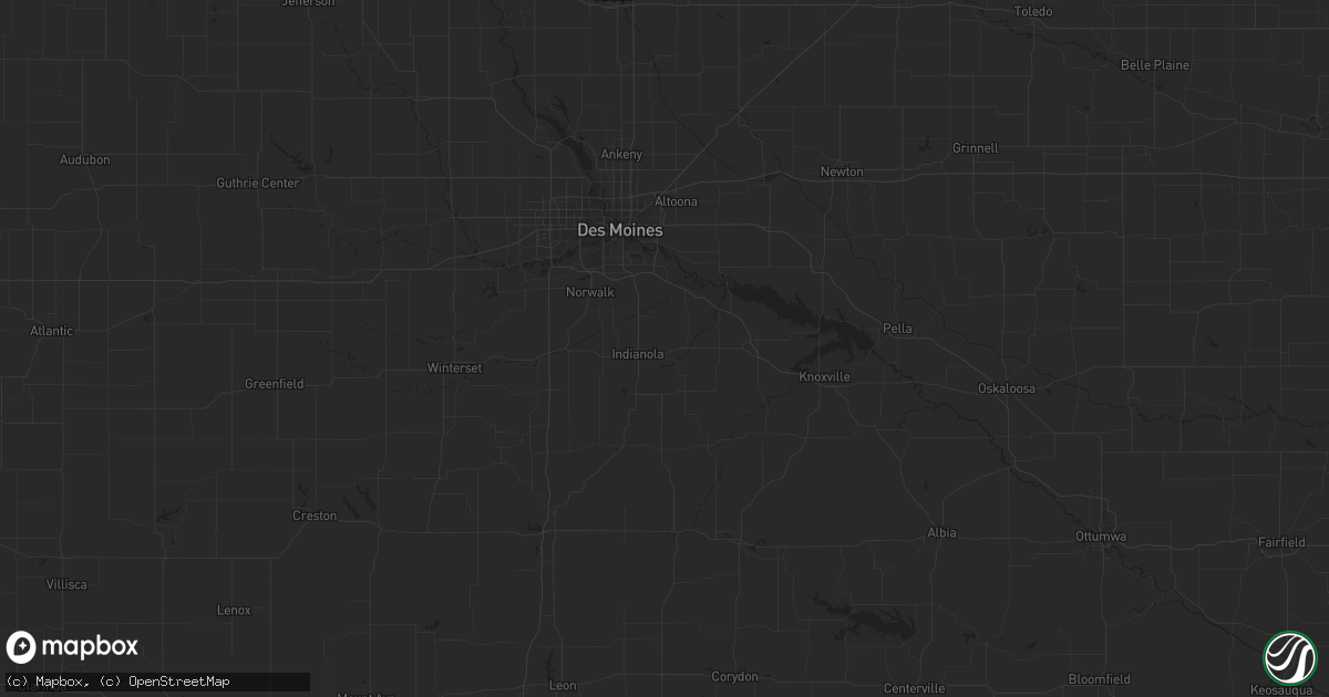Hail map in Luther, OK on September 5, 2023