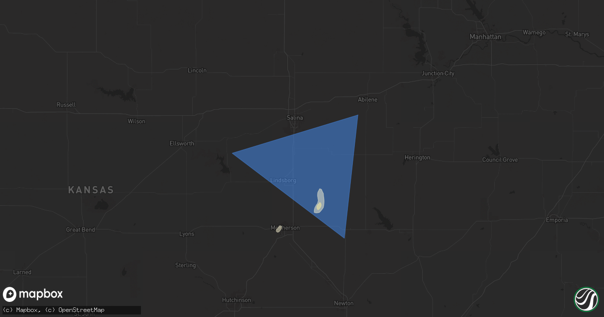 Hail map in Assaria, KS on September 5, 2024