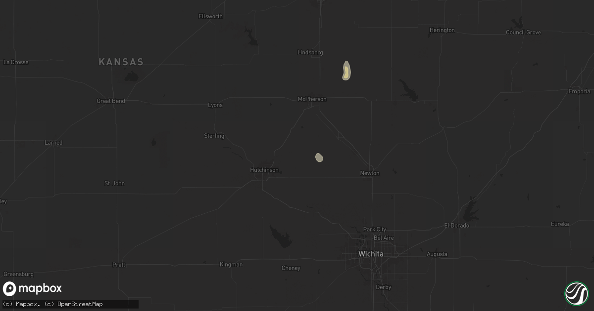 Hail map in Buhler, KS on September 5, 2024