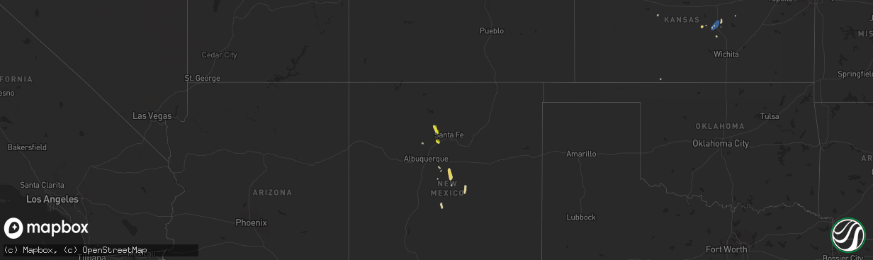 Hail map on September 5, 2024