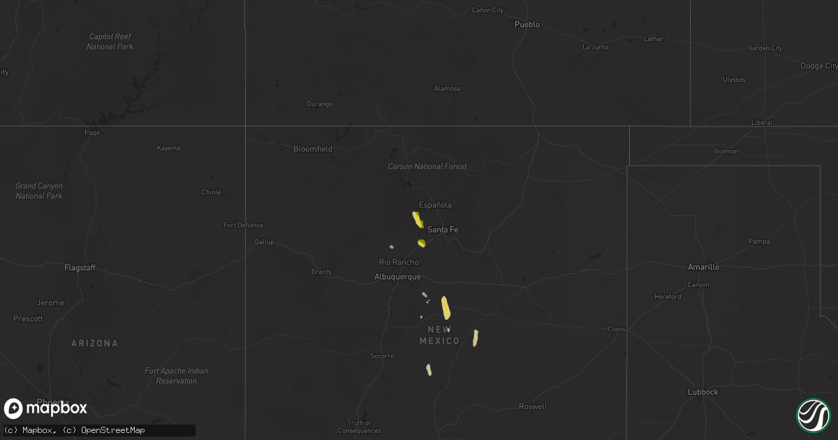 Hail map on September 5, 2024