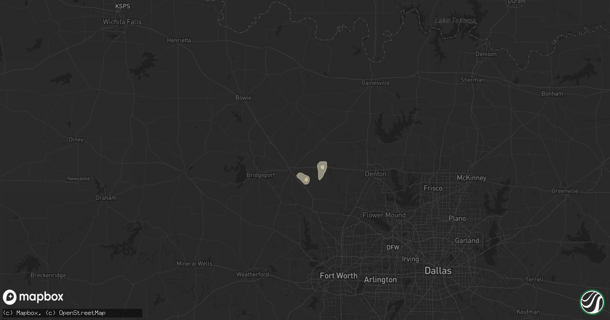 Hail map in Decatur, TX on September 5, 2025
