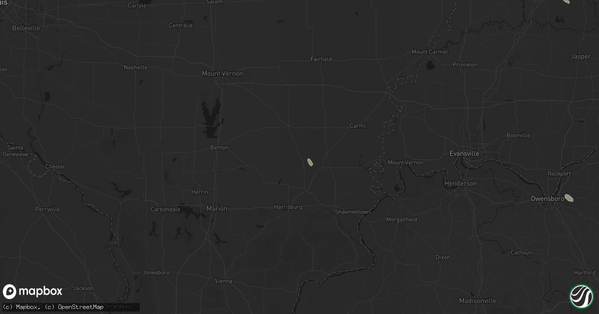 Hail map in Broughton, IL on September 5, 2026