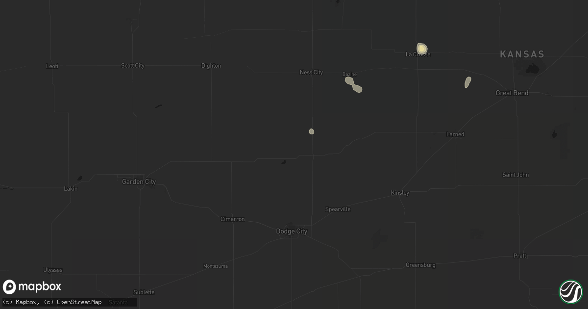 Hail map in Jetmore, KS on September 5, 2026