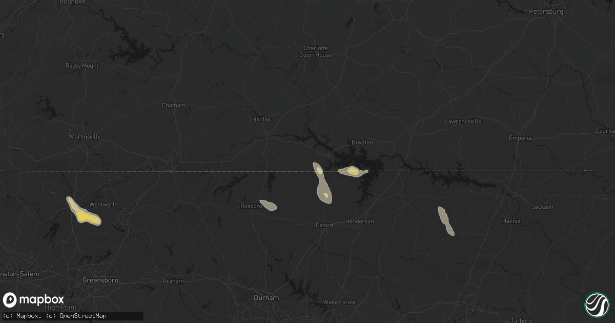 Hail map in Nelson, VA on September 5, 2026