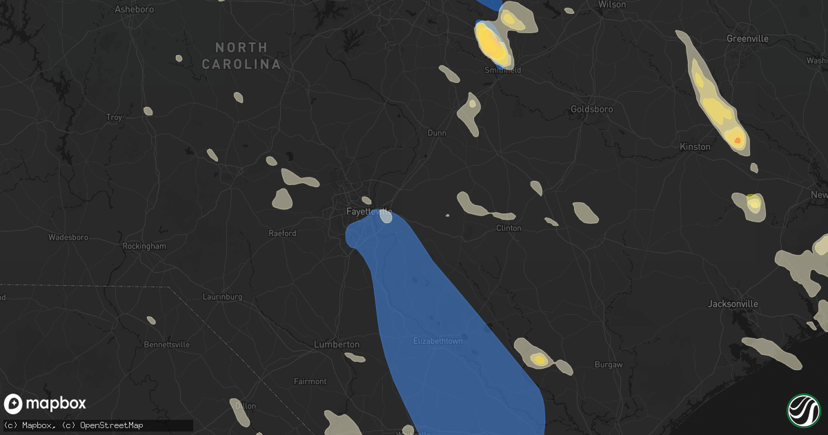 Hail map in Stedman, NC on September 5, 2026