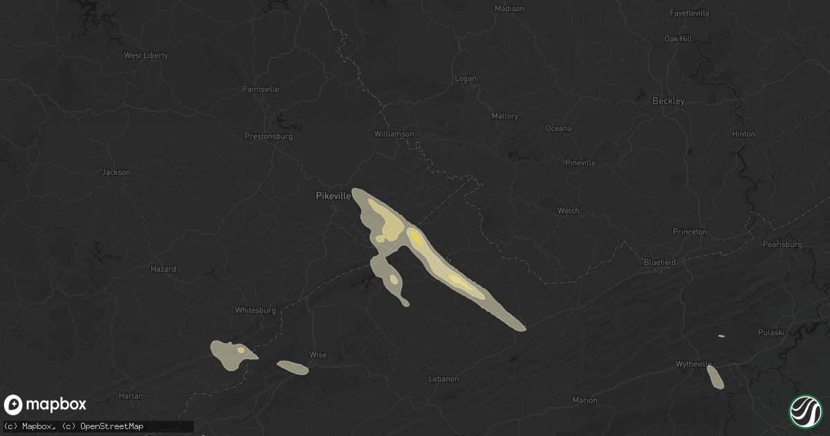 Hail map in Steele, KY on September 5, 2026