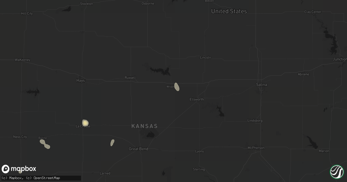 Hail map in Wilson, KS on September 5, 2026