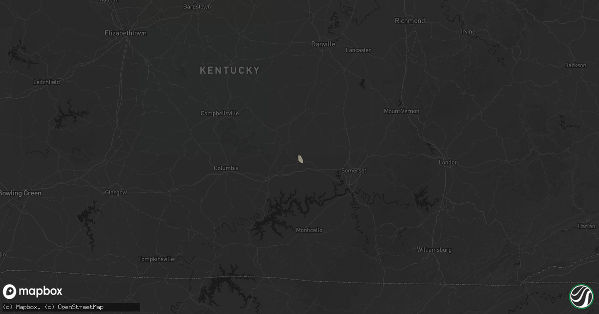 Hail map in Windsor, KY on September 5, 2026