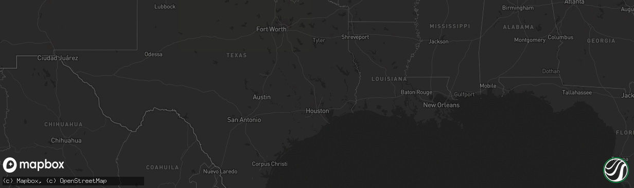 Hail map in Florida on September 6, 2011