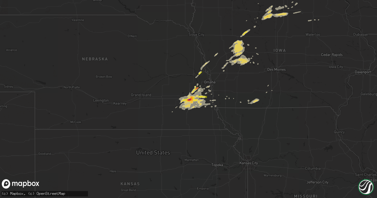 Hail map on September 6, 2015
