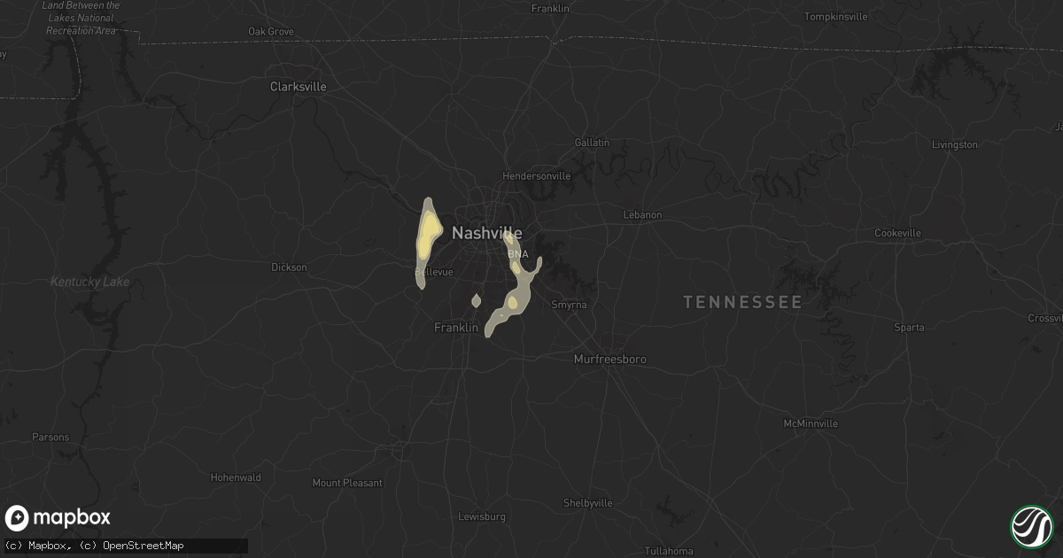 Hail map in Antioch, TN on September 6, 2018