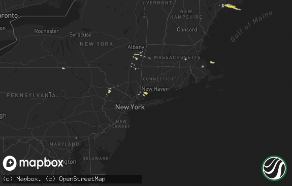 Hail map preview on 09-06-2018