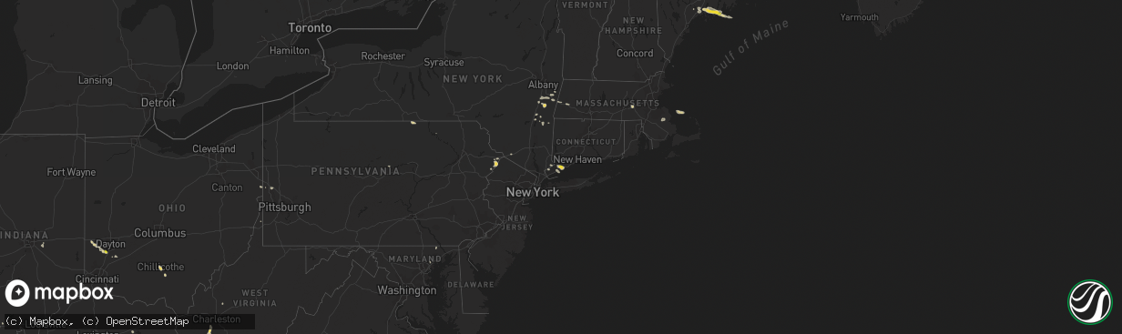 Hail map on September 6, 2018