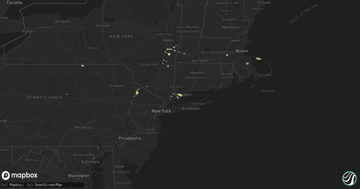 Hail map on September 6, 2018