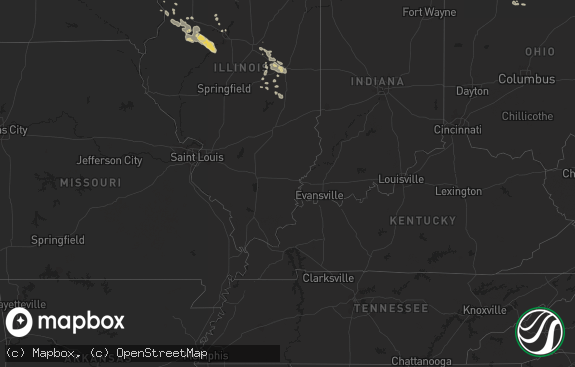 Hail map preview on 09-06-2020