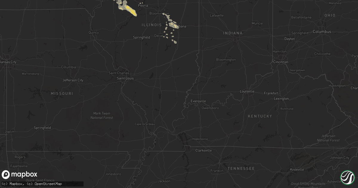 Hail map on September 6, 2020