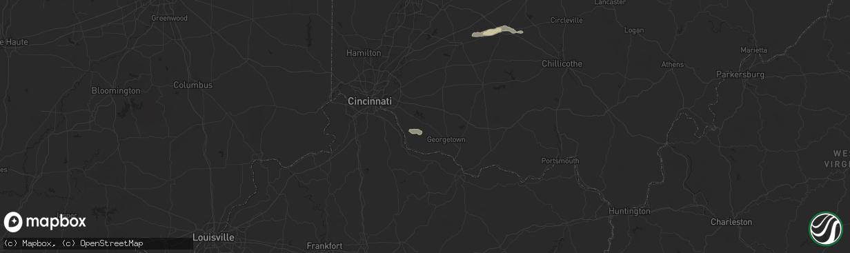 Hail map in Bethel, OH on September 6, 2024