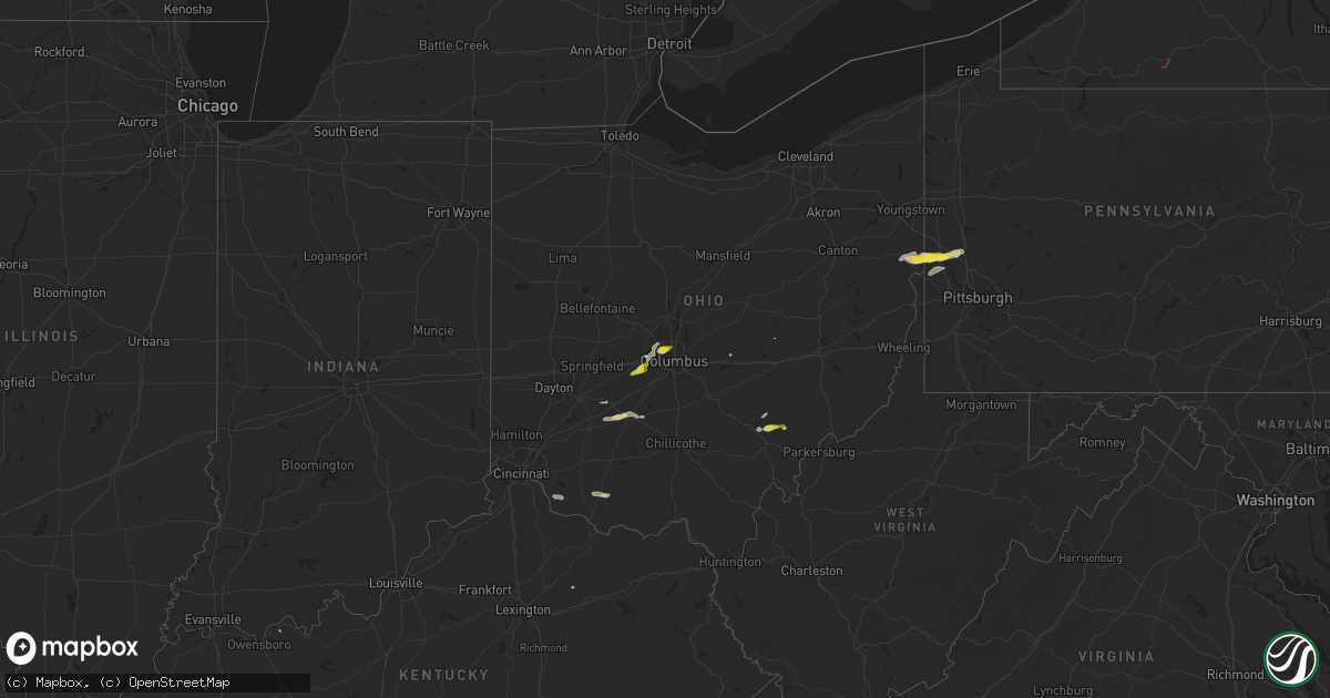 Hail map on September 6, 2024