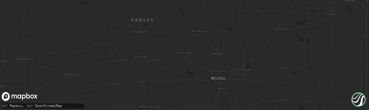 Hail map in South Hutchinson, KS on September 6, 2025