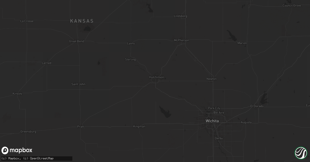 Hail map in South Hutchinson, KS on September 6, 2025