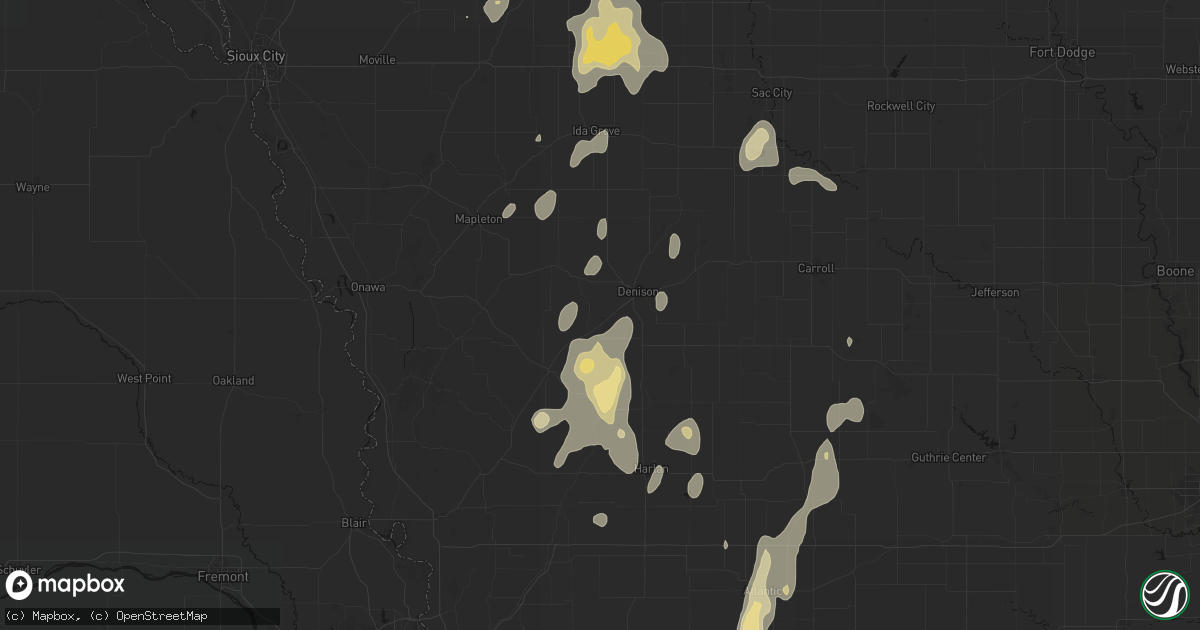 Hail map in Arion, IA on September 6, 2026