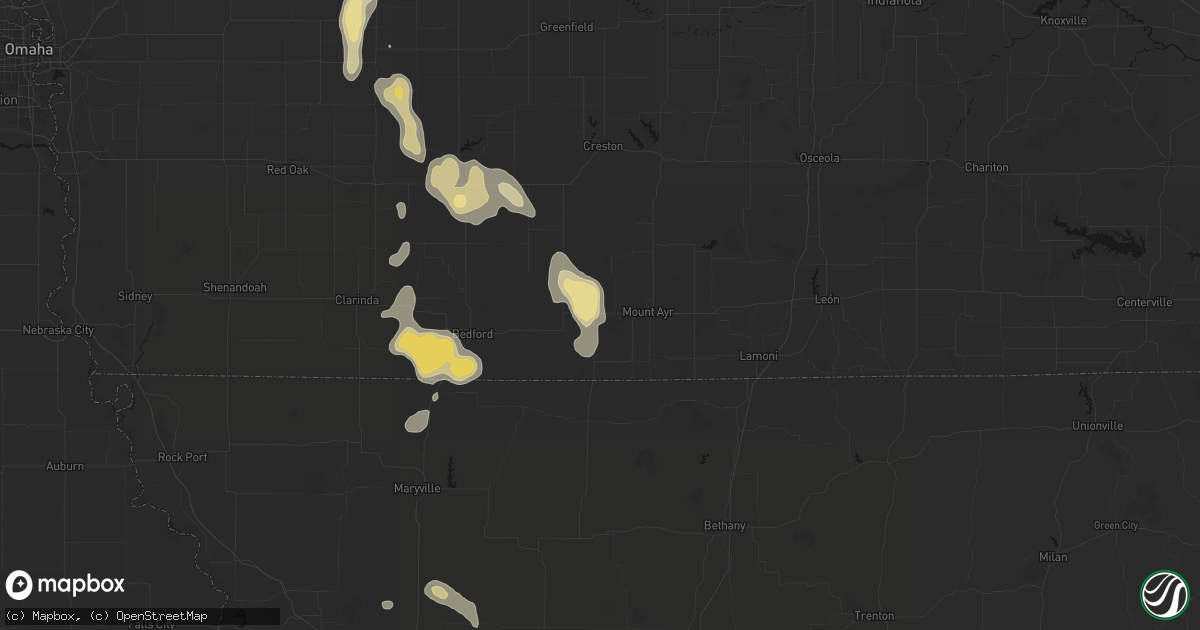 Hail map in Benton, IA on September 6, 2026