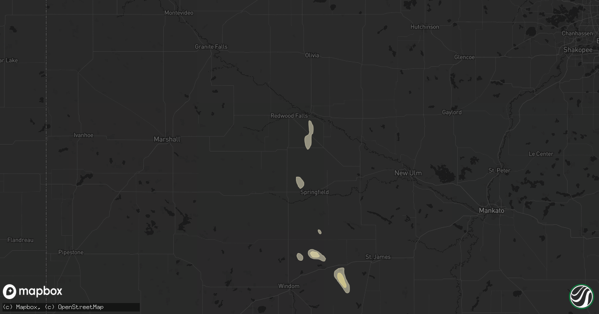 Hail map in Clements, MN on September 6, 2026