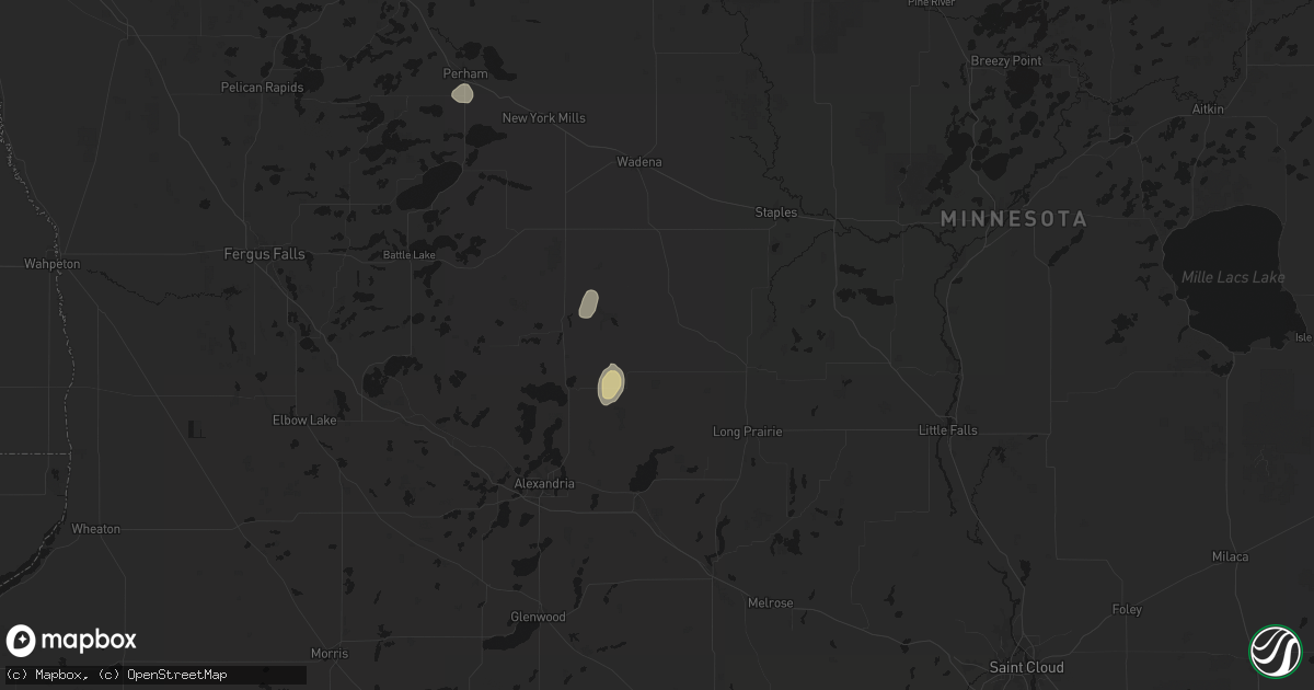 Hail map in Eagle Bend, MN on September 6, 2026