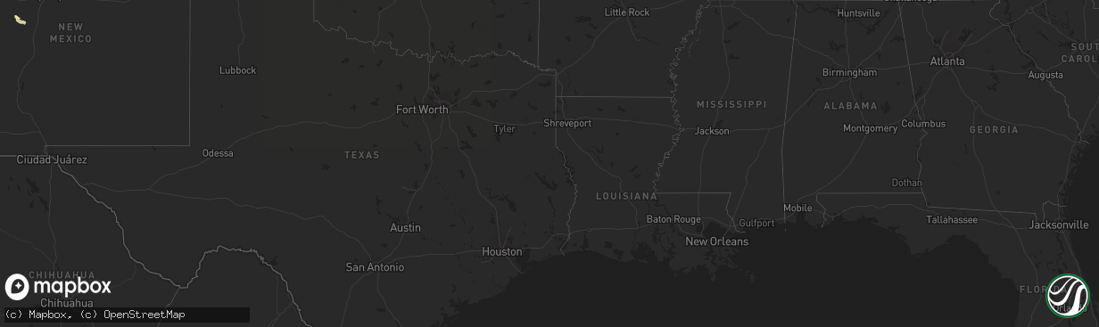 Hail map in Florida on September 7, 2011