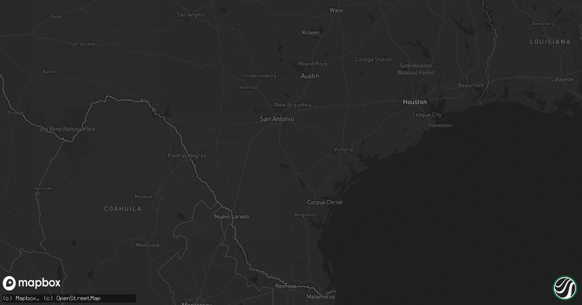 Hail map on September 7, 2011