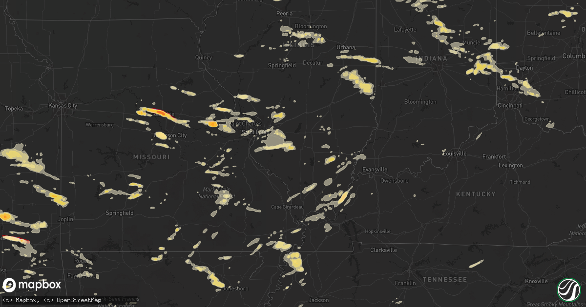 Hail map in Ohio on September 7, 2012
