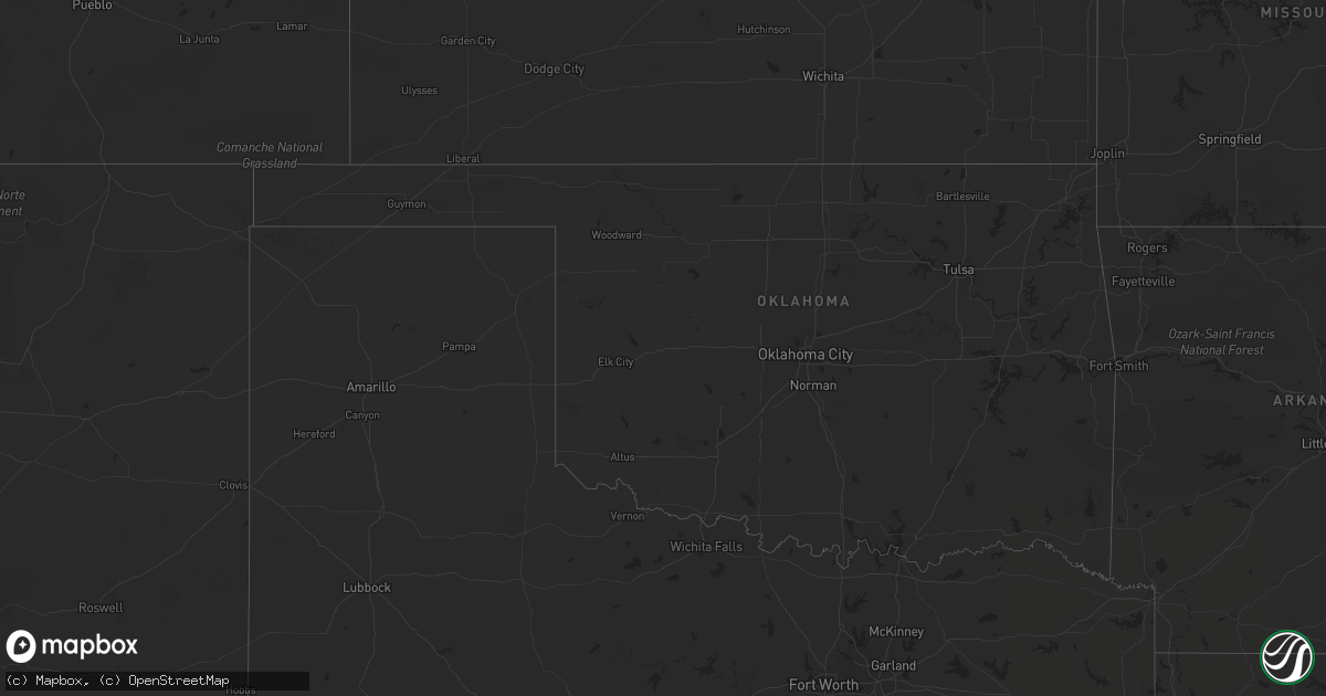 Hail map on September 7, 2013