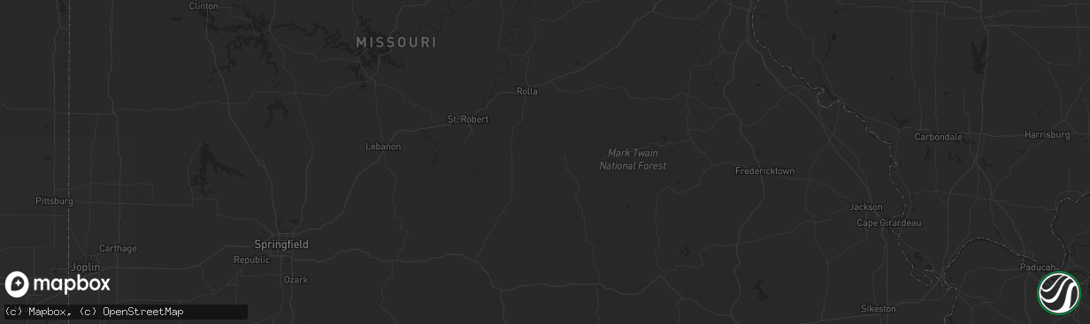 Hail map in Stone Mountain, GA on September 7, 2014