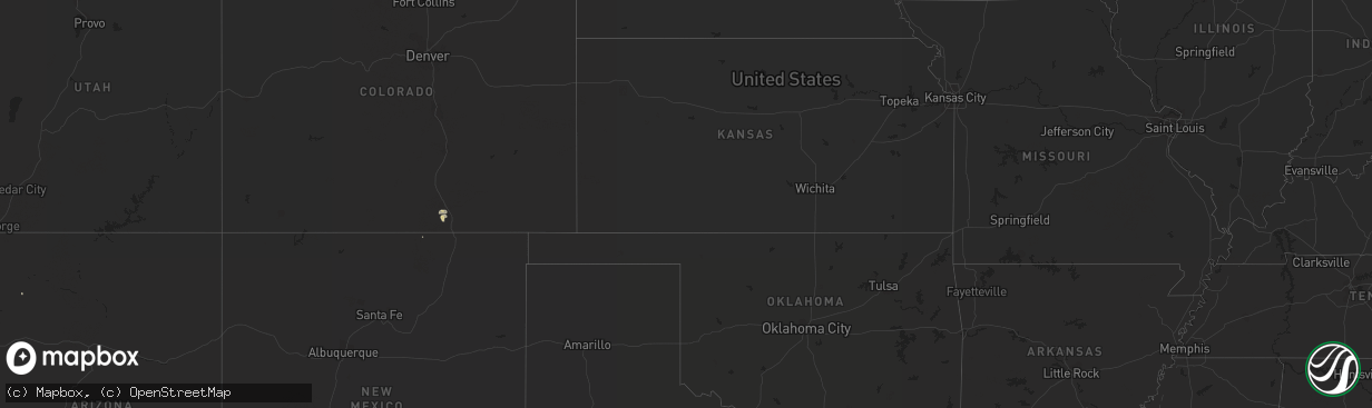 Hail map on September 7, 2014