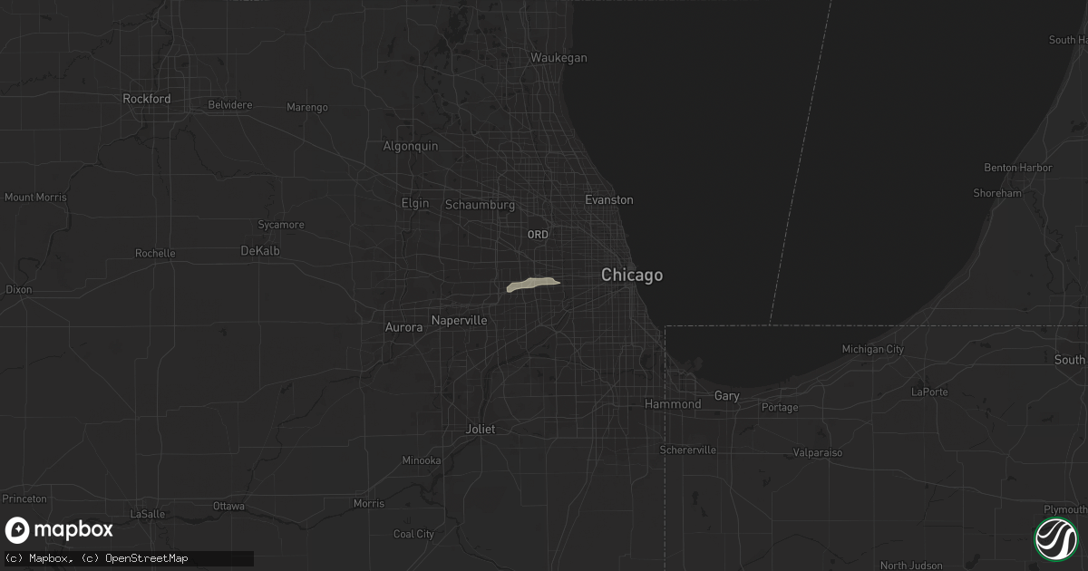 Hail map in Westchester, IL on September 7, 2016