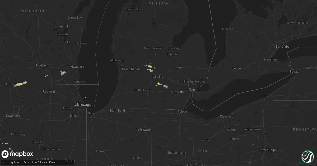 Hail map on September 7, 2016