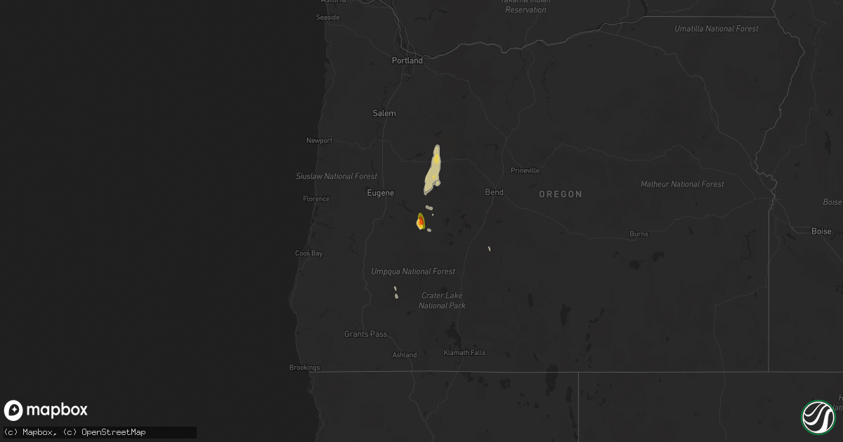 Hail map on September 7, 2017