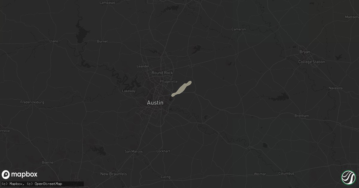 Hail map in Manor, TX on September 7, 2022