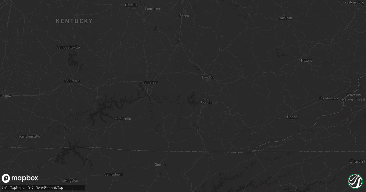 Hail map in Kutztown, PA on September 7, 2023