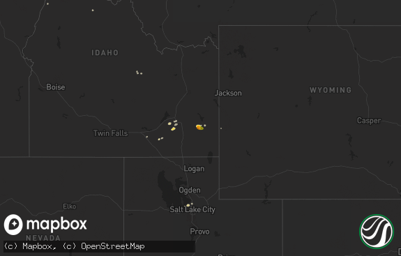 Hail map preview on 09-07-2025