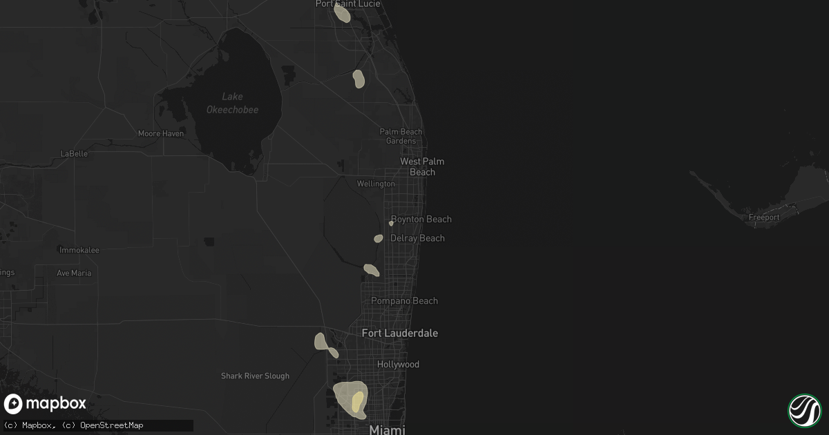 Hail map in Boynton Beach, FL on September 7, 2026