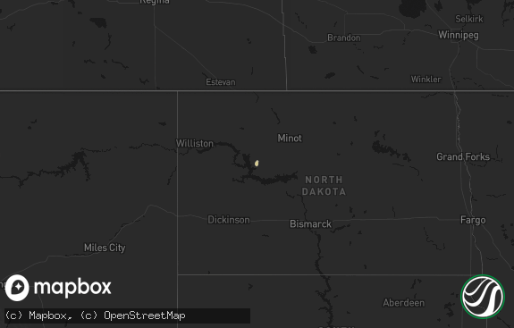 Hail map preview on 09-07-2026