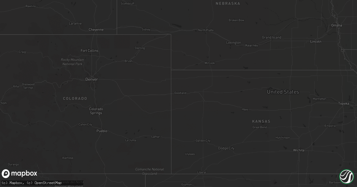 Hail map in Arizona on September 8, 2013