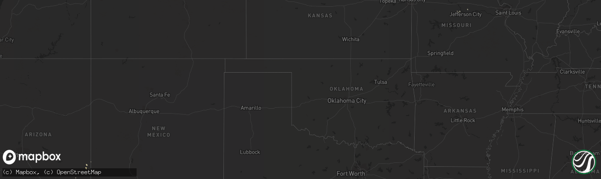 Hail map on September 8, 2013