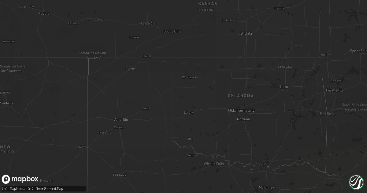 Hail map on September 8, 2013