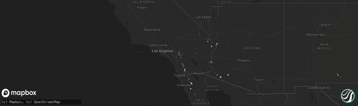 Hail map on September 8, 2015